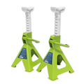 Sealey VS2002HV Ratchet Type Axle Stands (Pair) 2 Tonne Capacity per Stand - Hi-Vis Green