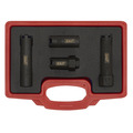 Sealey VS2061 Diesel Injector Socket Set for Commercial Vehicles 4pc