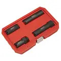 Sealey VS2061 Diesel Injector Socket Set for Commercial Vehicles 4pc