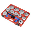 Sealey VS7013 Oil Filter Cap Wrench Set 19pc