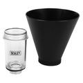 Sealey VS7102 Engine Oil Funnel Set for Renault/Nissan 4pc