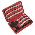 Sealey VS83 Fast Action Reversible Twin/Triple Leg Puller Set 150 & 220mm 8pc