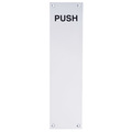 Eclipse Finger Plate PUSH 305 x 76 mm - Satin Anodised Aluminium - J31415