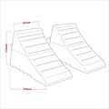 Sealey WC02 Rubber Wheel Chocks - Pair