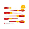Wiha WHA00834 SoftFinish® electric SL/PH Screwdriver Set, 7 Piece