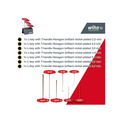 Wiha WHA00953 L-key with T-handle Set, 8 Piece