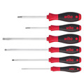 SoftFinish® SL/PZ Screwdriver Set, 6 Piece