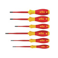 Wiha WHA38362 SoftFinish® electric SL/PH/PZS Screwdriver Set, 6 Piece