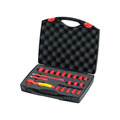 Wiha WHA43025 Insulated 1/4in Ratchet Wrench Set, 21 Piece (inc. Case)
