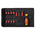 Wiha WHA43467 slimVario® electric Screwdriver and Nut Driver Set, 13 Piece