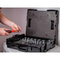 Wiha WHA44685 1/4in & 1/2in Nut Driver & Bit Set, 60 Piece (inc. Case)