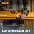 BORA PM-3350PK2 Workhorse Workstand Sawhorse Foldable Legs Twin Pack