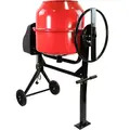 Excel 11732 140L Portable Cement Concrete Mixer 230V/550W with Wheels
