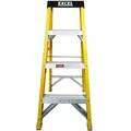 Excel 1655 Electricians Fibreglass Step Ladder 3 Tread 1.03m Heavy Duty