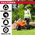 Excel 30372 Heavy Duty Wheelbarrow with 100L HDPE Tray