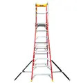 Excel 31135 Electricians Fibreglass Podium Step Ladder 8 Tread 3.18m EN131-7