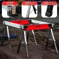 Excel 6288 Steel Sawhorse Heavy Duty Adjustable Legs Twin Pack