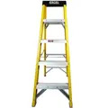 Excel 6414 Electricians Fibreglass Step Ladder 4 Tread 1.3m Heavy Duty