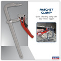Sealey WRC400 Welding Ratchet Clamp 400 x 120mm