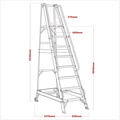 Sealey WS8 Warehouse Steps 8-Tread