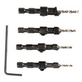 Makita D-73455 P-51954 4 Piece Quick Change Countersink Set D-73455