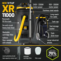 V-TUF XR11000 240V 110L 3000W High Performance Wet & Dry Industrial Vacuum Cleaner - Made from 70% Recycled Plastic