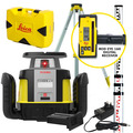 Leica 6012274KIT Rugby CLH Rotary Horizontal Li-ion Laser With Rod Eye RE160 Tripod & Staff