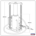 Air Operated Hydraulic Bottle Jack 18 Tonne