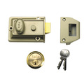 YAL77ENBPB Yale Locks P77 Traditional Nightlatch 60mm Backset Nickel Brass Finish Box