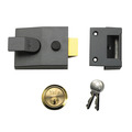 YAL89DMGPB Yale Locks 89 Deadlock Nightlatch 60mm Backset DMG Finish Box