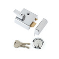 YALP1CHNL Yale Locks P1 Double Security Nightlatch 60mm Backset Chrome Finish Visi
