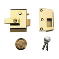 YALP2B Yale Locks P2 Double Security Nightlatch 40mm Backset Brasslux Finish Visi