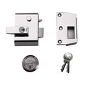 YALP2DMGPB Yale Locks P2 Double Locking Nightlatch 40mm Backset DMG/PB Finish Visi