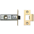 YALPM888PB25 Yale Locks M888 Tubular Mortice Latch 64mm 2.5in Polished Brass Visi Pack of 1