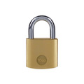 YALY110B30 Yale Locks Brass Padlock 30mm