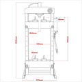Sealey Premier Hydraulic Floor Type Press 20 Tonne