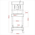Sealey Hydraulic Floor Type Press 20 Tonne