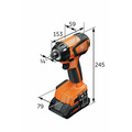 Fein 71151161000 ASCD 18-200 AS 18V Brushless Impact Wrench/Driver - Body Only